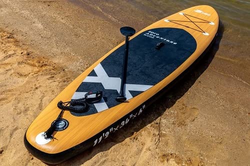 Amazon | Z-Pro 空気注入式アドベンチャーウッド SUP 11フィート2